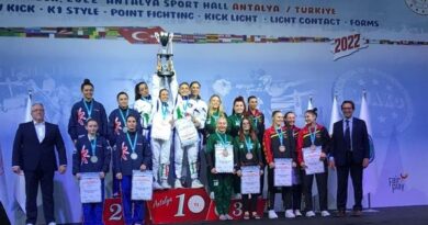 Italia terza nel medagliere agli Europei di Kickboxing in Turchia